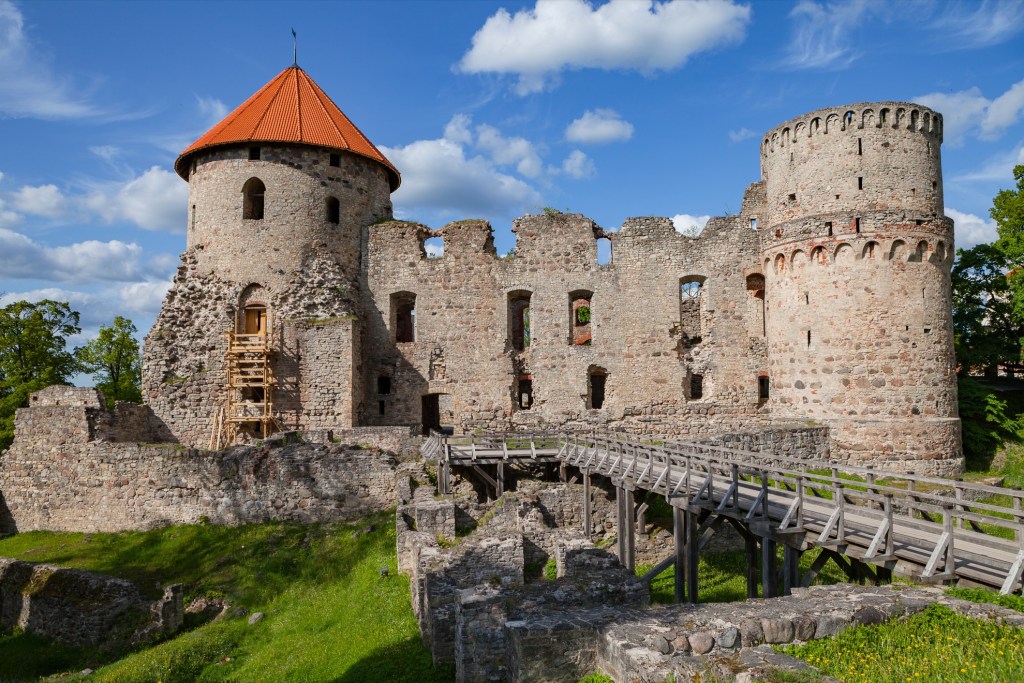 Cesis Castle in Cesis, Latvia.