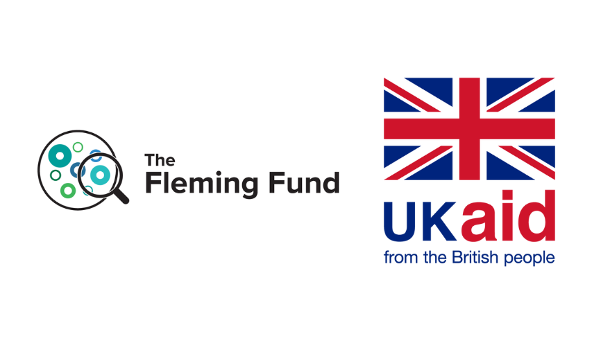 Fleming Fund and UK Aid logos.