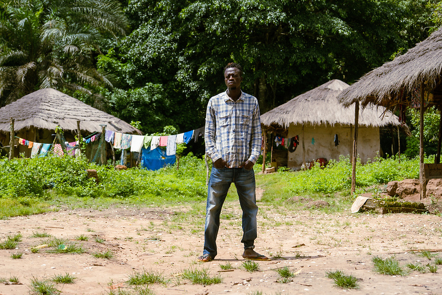 Caldo Jose Manuel, 27, at Ambena, Guinea Bissau (September 20, 2021). Image by Ricci Shryock for Mongabay.