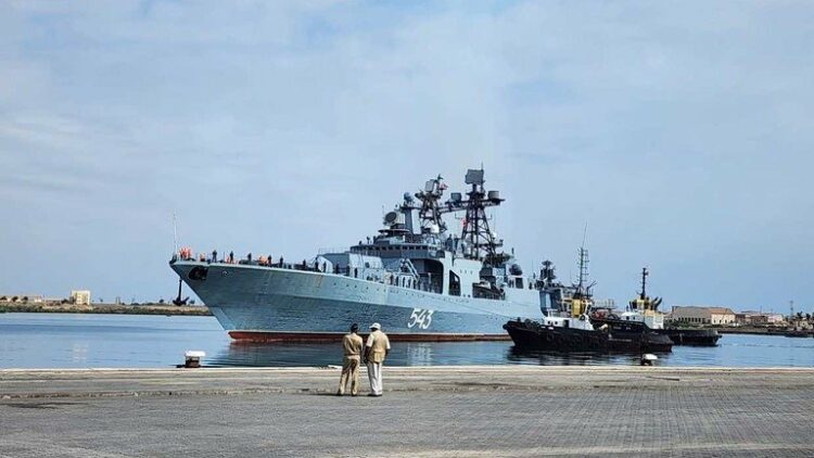 Eritrea-Russia joint Military drill on the Red Sea 