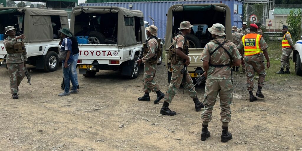 SANDF on mission patrol at SA-Lesotho frontier to curb cross-border crimes