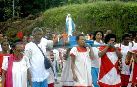 OCEANIA/PAPUA NEW GUINEA - Marian devotion in the diocese of Daru-Kiunga