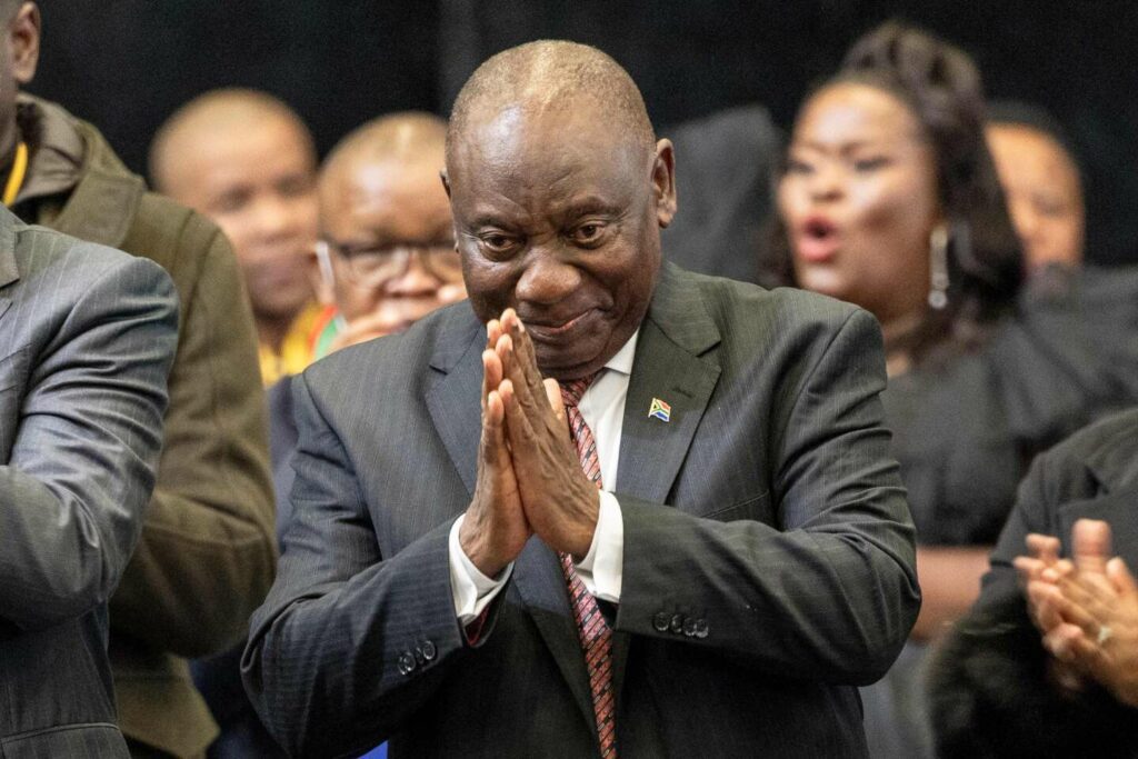 Cyril Ramaphosa re-elected president of South Africa after coalition deal