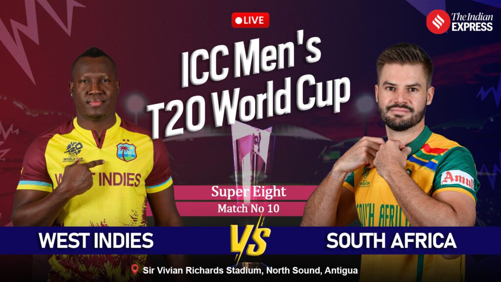 West Indies vs South Africa LIVE Score, T20 World Cup 2024: Rain delays play; SA 15/2 in 136-run chase | Cricket News