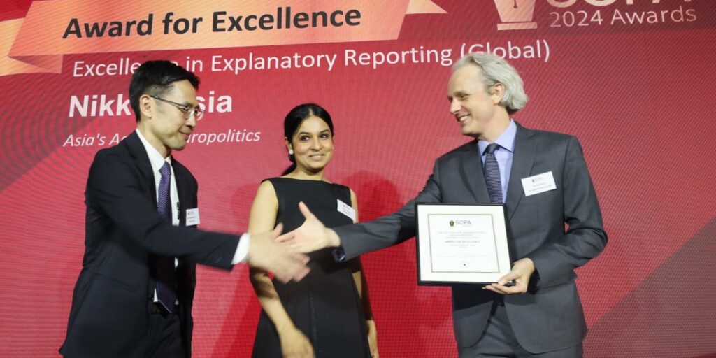 Nikkei Asia wins top honors at region's leading journalism awards