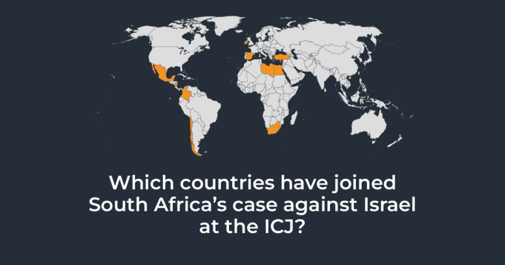 Which countries have joined South Africa’s case against Israel at the ICJ? | Israel-Palestine conflict News