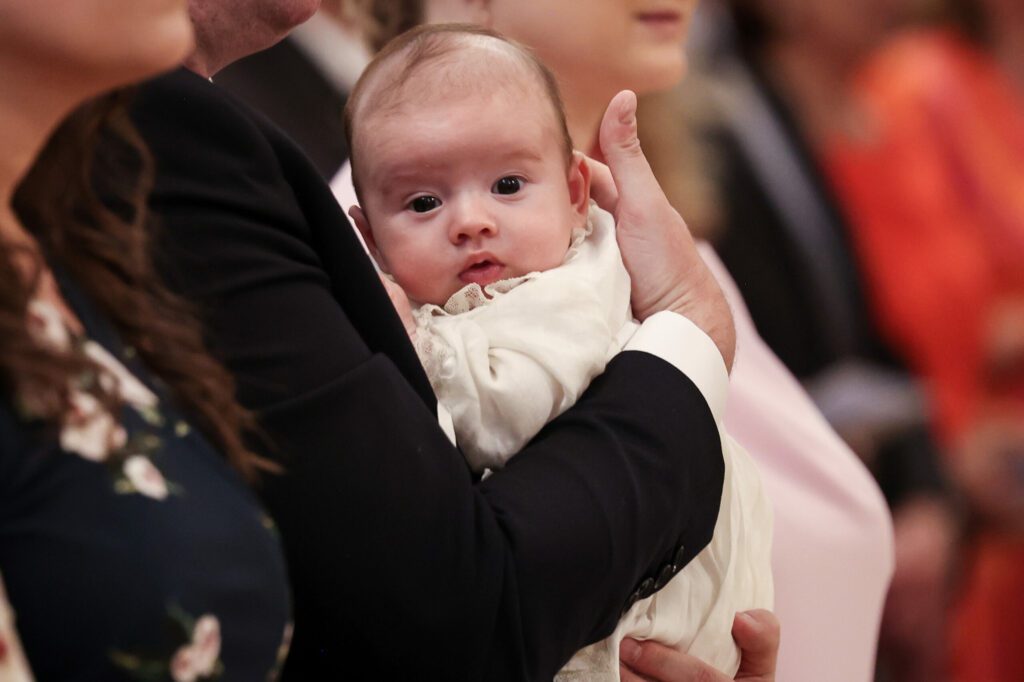 A royal family celebration in Luxembourg as Prince Francois is christened