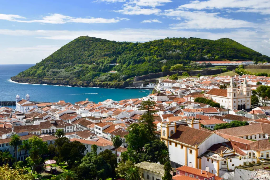 Panoramic View Of Angra do Heroismo, Terceira Island, Azores, Portugal, Southern Europe.jpg