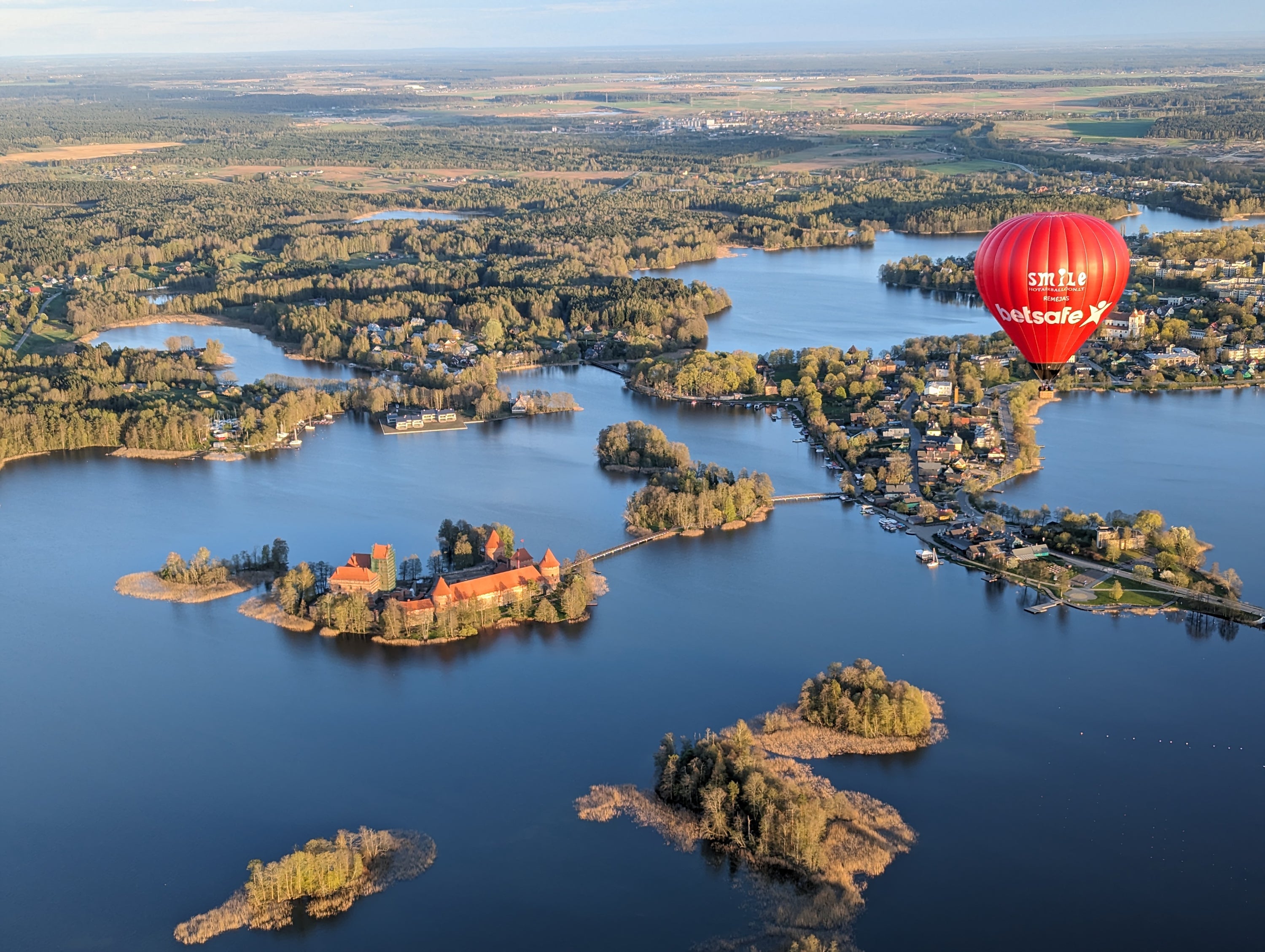 Lake Galve is home to the fairytale-esque Trakai Castle