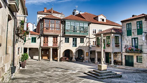 Getty Images The last stretch of the Portuguese Way passes through Galician towns like Pontevedra (Credit: Getty Images)