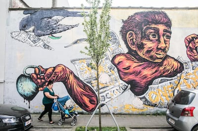 Street art in Ghent. Photo: Visit Ghent