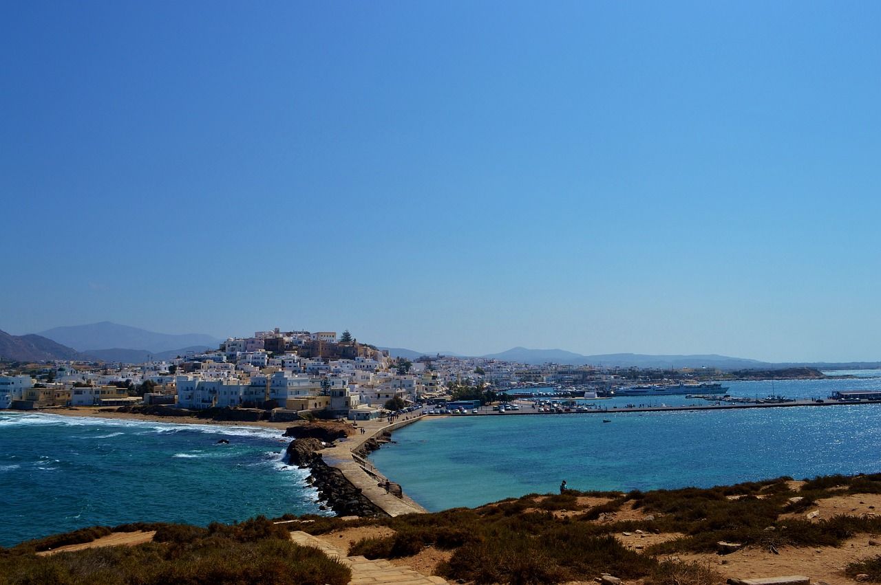 A picturesque view of Naxos, Greece