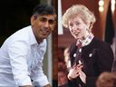 U.K. Prime Minister Rishi Sunak will likely oversee the destruction of the Conservative Party, in the same way Kim Campbell led the Canadian Tories to obliteration in 1993, writes Poppy Coburn.

Photos by:
CARL COURT/POOL/AFP; Hans Deryk/The Canadian Press