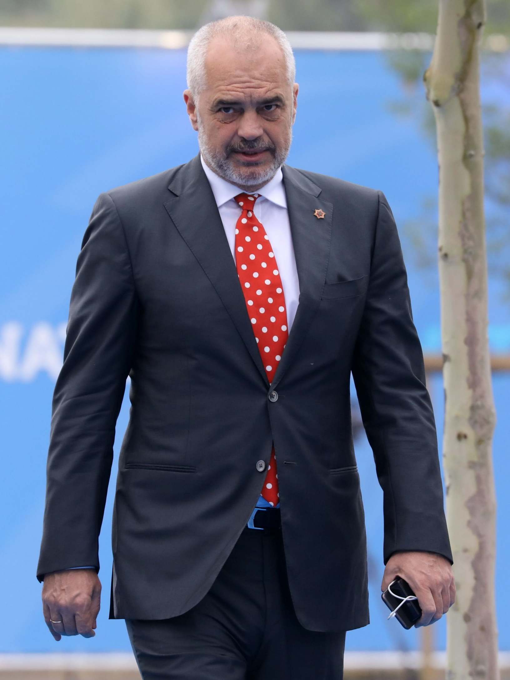 Albanian prime minister Edi Rama