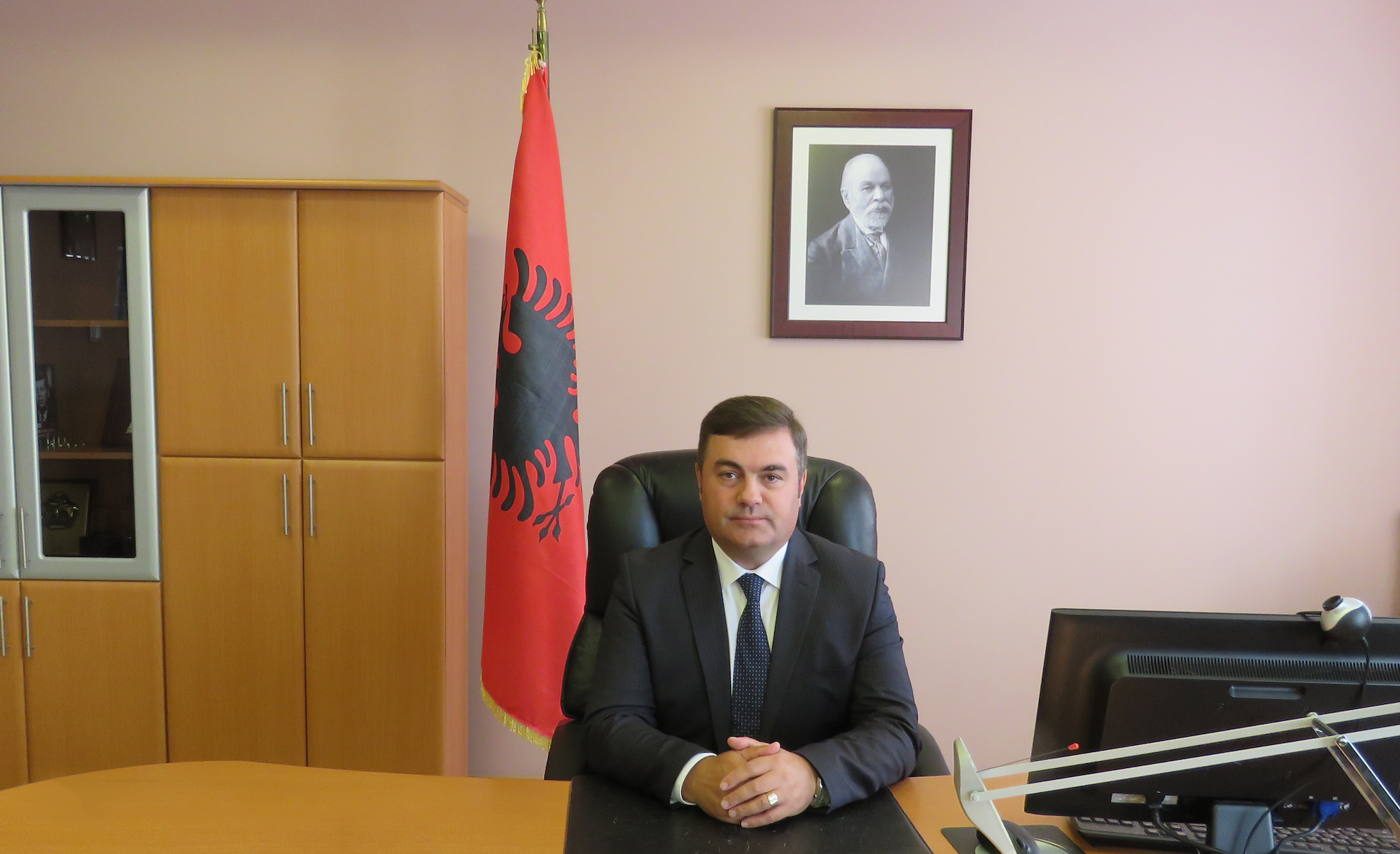 Helidon Bendo, director of Albania’s State Intelligence Service, or SHISH