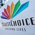 A MultiChoice logo is displayed outside the company's building in Cape Town, South Africa 2 February 2024. Source: Reuters/Esa Alexander/file photo