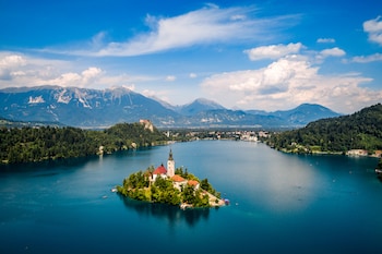 Radovljica is a couple of miles from the famous Lake Bled