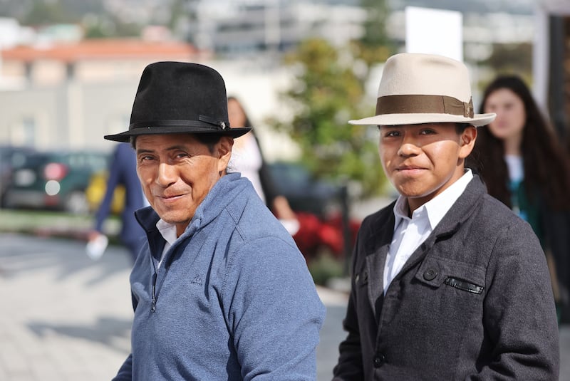 Two men in Ecuador.