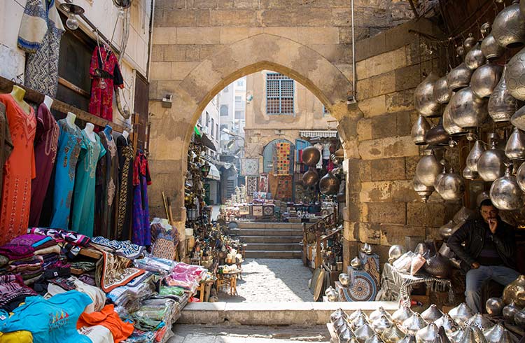 Markets in Cairo.