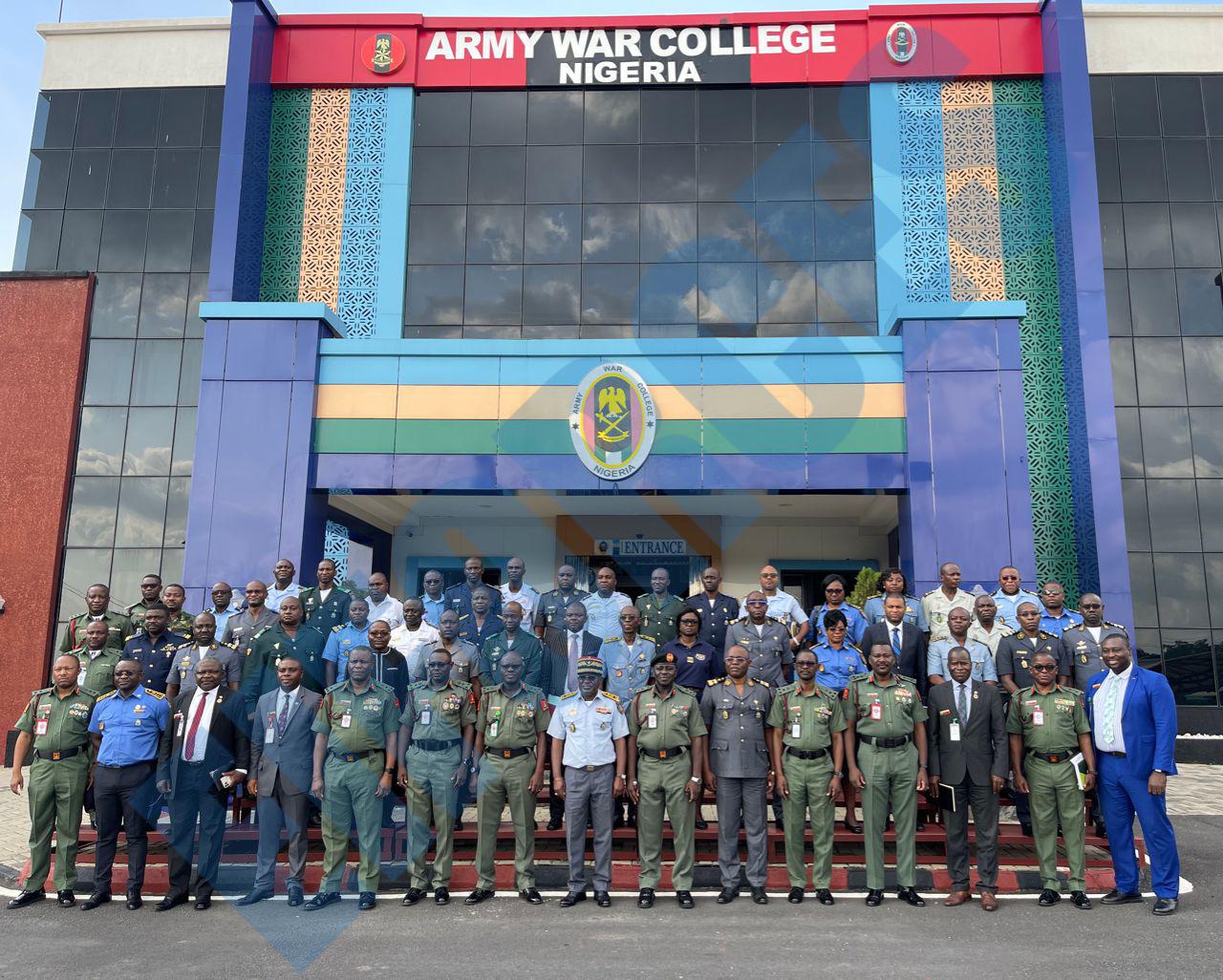 Program participants at Nigeria's Army War College