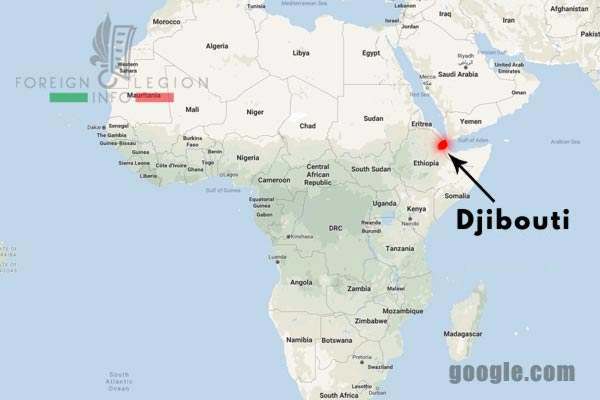Africa - Djibouti - Map