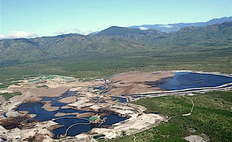 Aerial view of the QMM mine in Madagascar. Image courtesy of Andres Lees Trust.