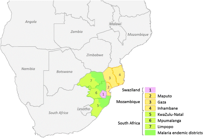 Towards malaria elimination in the MOSASWA (Mozambique, South Africa and Swaziland) region | Malaria Journal