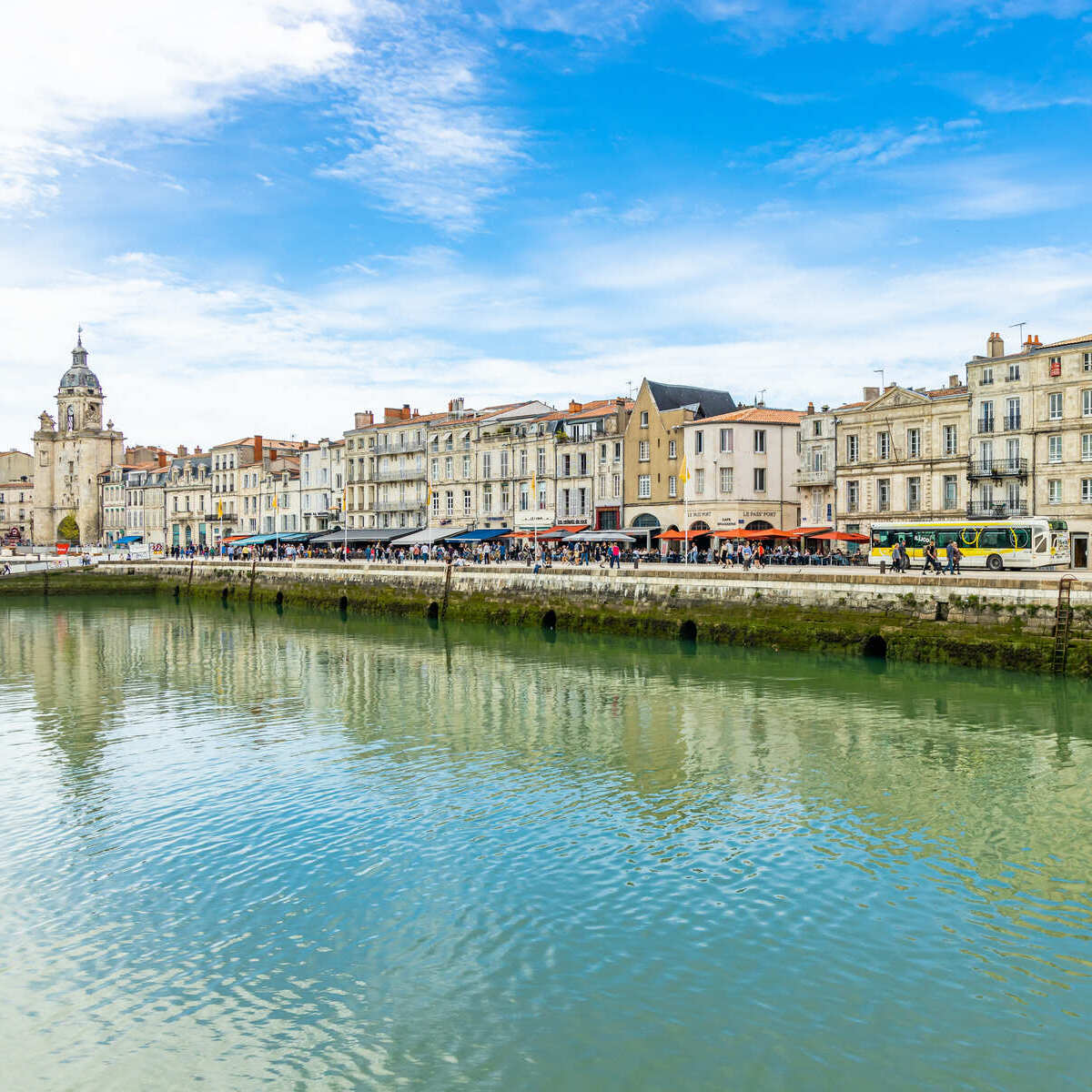 Scenic Waterfront Of La Rochelle, France, Europe