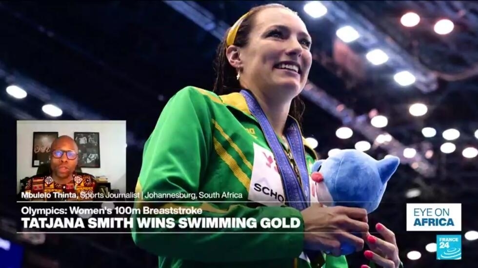 Tathana Smith wins swimming gold