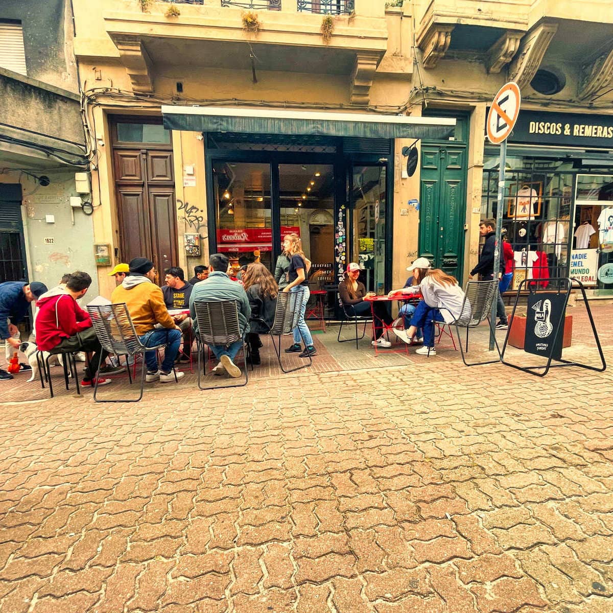 A Cafe In Montevideo, Uruguay, South America