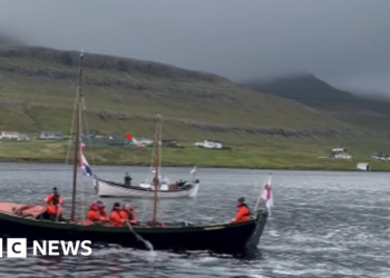 The Naddoddur set off from the Faroe Islands on 24 August