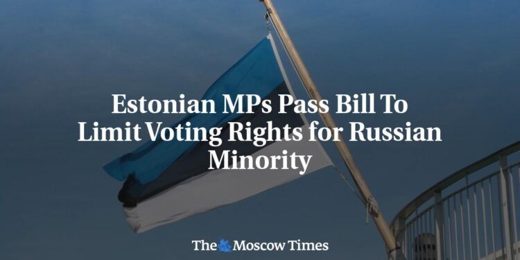 Estonian MPs Сould Ban Voting Rights for Russian Residents – Kyiv Post