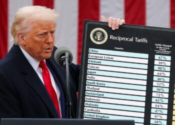 Markets in Asia and Europe fall following U.S. announcement of global tariffs – NPR