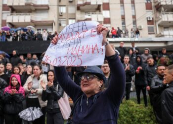 North Macedonia nightclub fire: crowds call for justice for 59 killed – Reuters