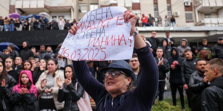 North Macedonia nightclub fire: crowds call for justice for 59 killed – Reuters