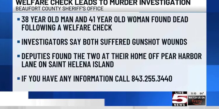 Charges filed after months-long Saint Helena Island murder investigation: BCSO – WCIV
