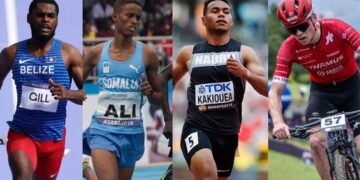 Winzar Kakiouea Is a One-Man Team From Nauru. His Olympics Might be Over in 10 Seconds. – The New York Times