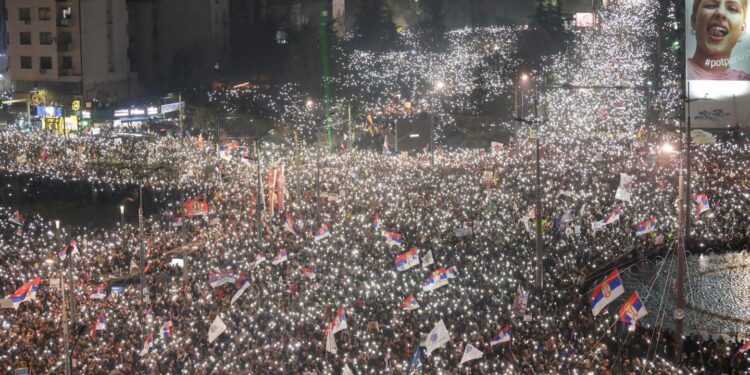 Serbian protest video falsely associated with pro-Traoré rally in Burkina Faso – FactCheckHub