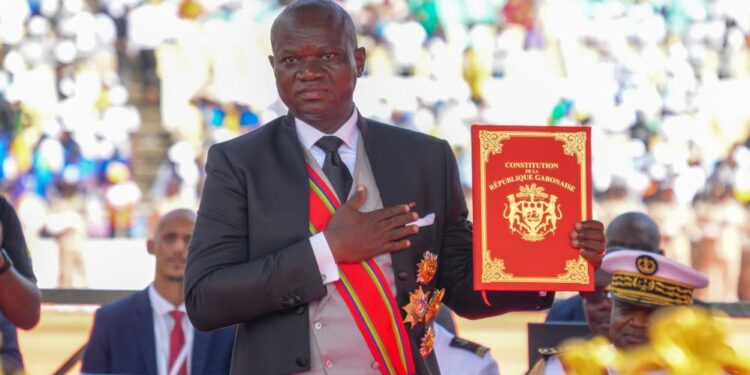 Brice Clotaire Oligui Nguema sworn in as president of Gabon – Xinhua