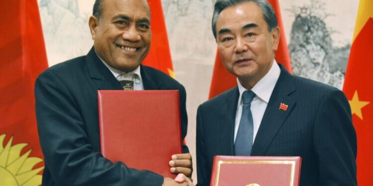 FM Wang Yi says China ready to work with Kiribati to further advance bilateral ties – news.cgtn.com