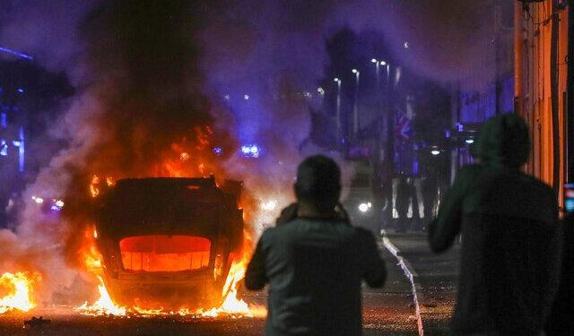 Six arrests made as trouble spreads across NI on second night of Ballymena violence – Belfast Telegraph