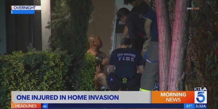 Man attacked in overnight burglary in San Marino home – NBC Los Angeles