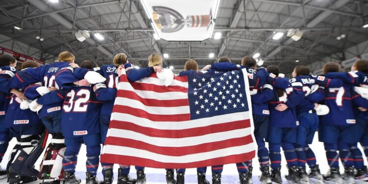 Team USA Advances To U18 WWC Semifinals, Topping Slovakia, 9-1 – USA Hockey team