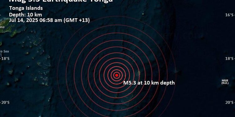 7.0 magnitude earthquake strikes off coast of Tonga, prompting tsunami warning – USA Today
