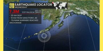 Tsunami warning lifted after 7.1 earthquake near Tonga in South Pacific – NBC Bay Area