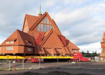 Sweden is moving the 113-year-old Kiruna Church to save it – Boise State Public Radio