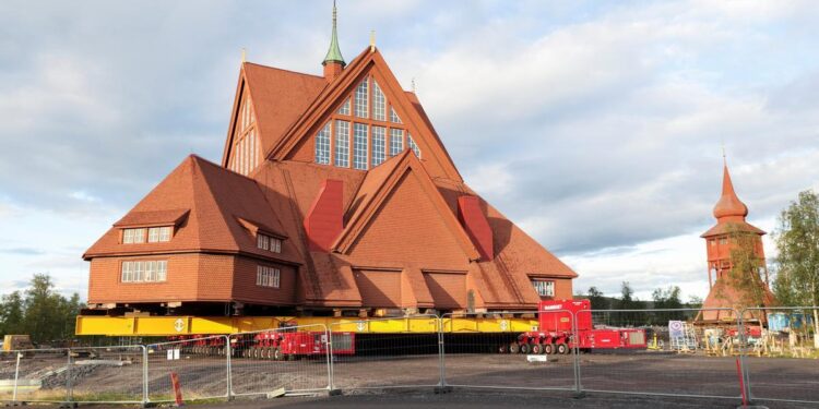 Sweden is moving the 113-year-old Kiruna Church to save it – Boise State Public Radio
