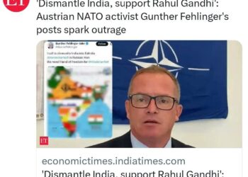 ‘Dismantle India, support Rahul Gandhi’: Austrian NATO activist Gunther Fehlinger’s posts spark outrage – The Economic Times