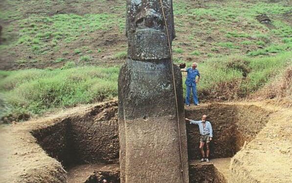 How giant Easter Island heads ‘walked’ into place – BBC
