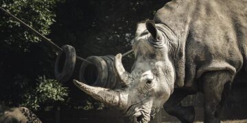 Tragic Loss in the Wild: A Mother Rhino Poached, Leaving Her Calf to Face an Uncertain Future